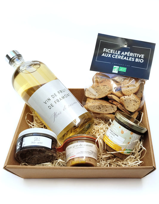 Panier Foie gras & Vin de sureau