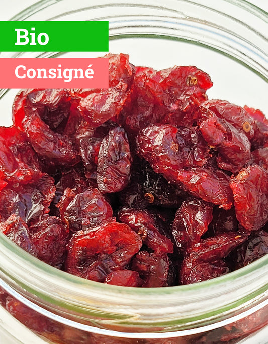 Canneberge | Cranberries séchées | 250g | Bio