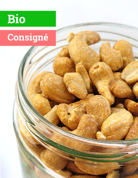 Noix de cajou grillée au sel | 280g | Bio