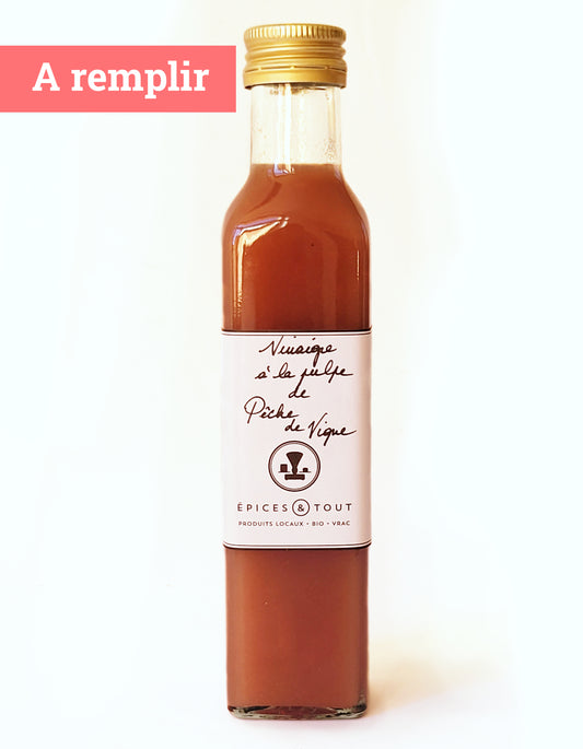 Vinaigre à la pulpe de Pêche de Vigne | 250ml