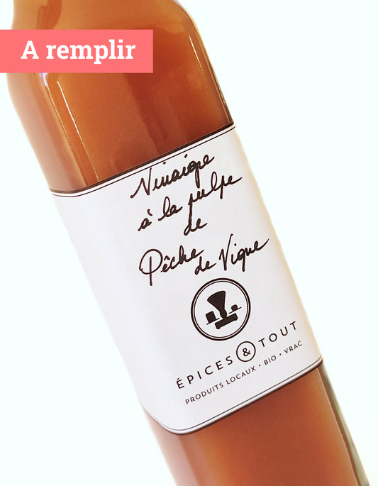 Vinaigre à la pulpe de Pêche de Vigne | 250ml