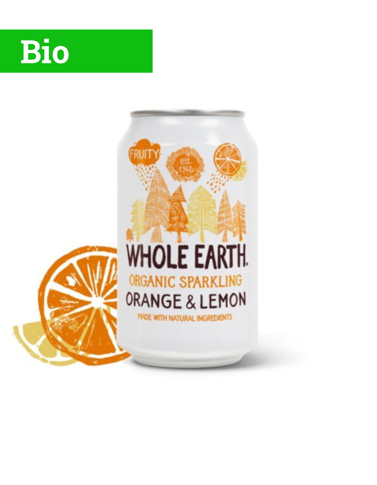 Whole Earth | Orange & Lemon 33cl | Bio